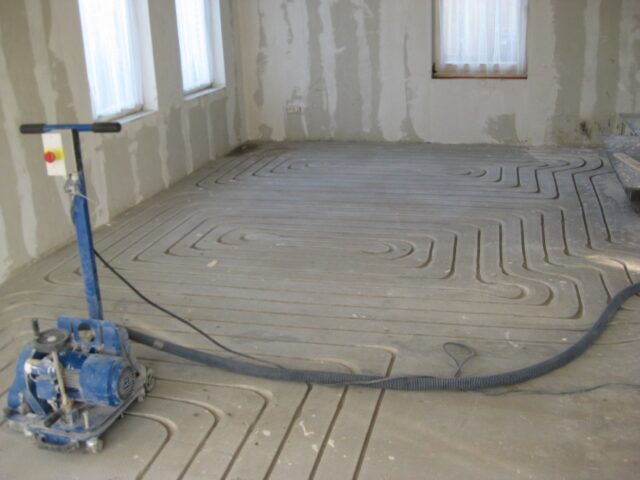 Vloerverwarming infrezen door Haki